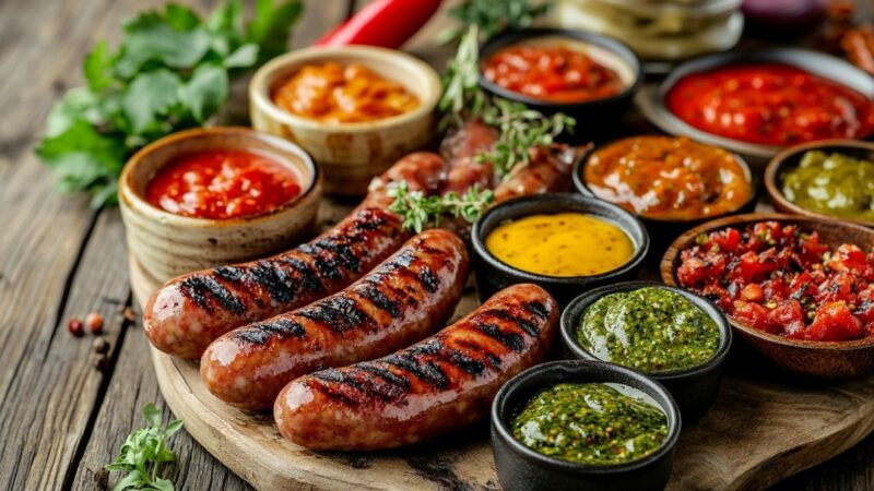 Découvrez les sauces créatives avec quoi accompagner des saucisses