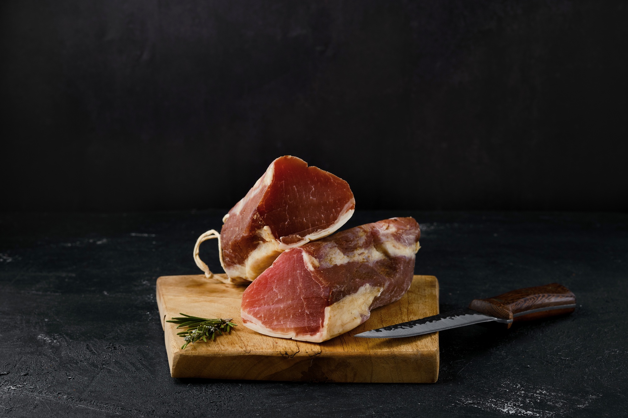 Smoked beef fillet meat