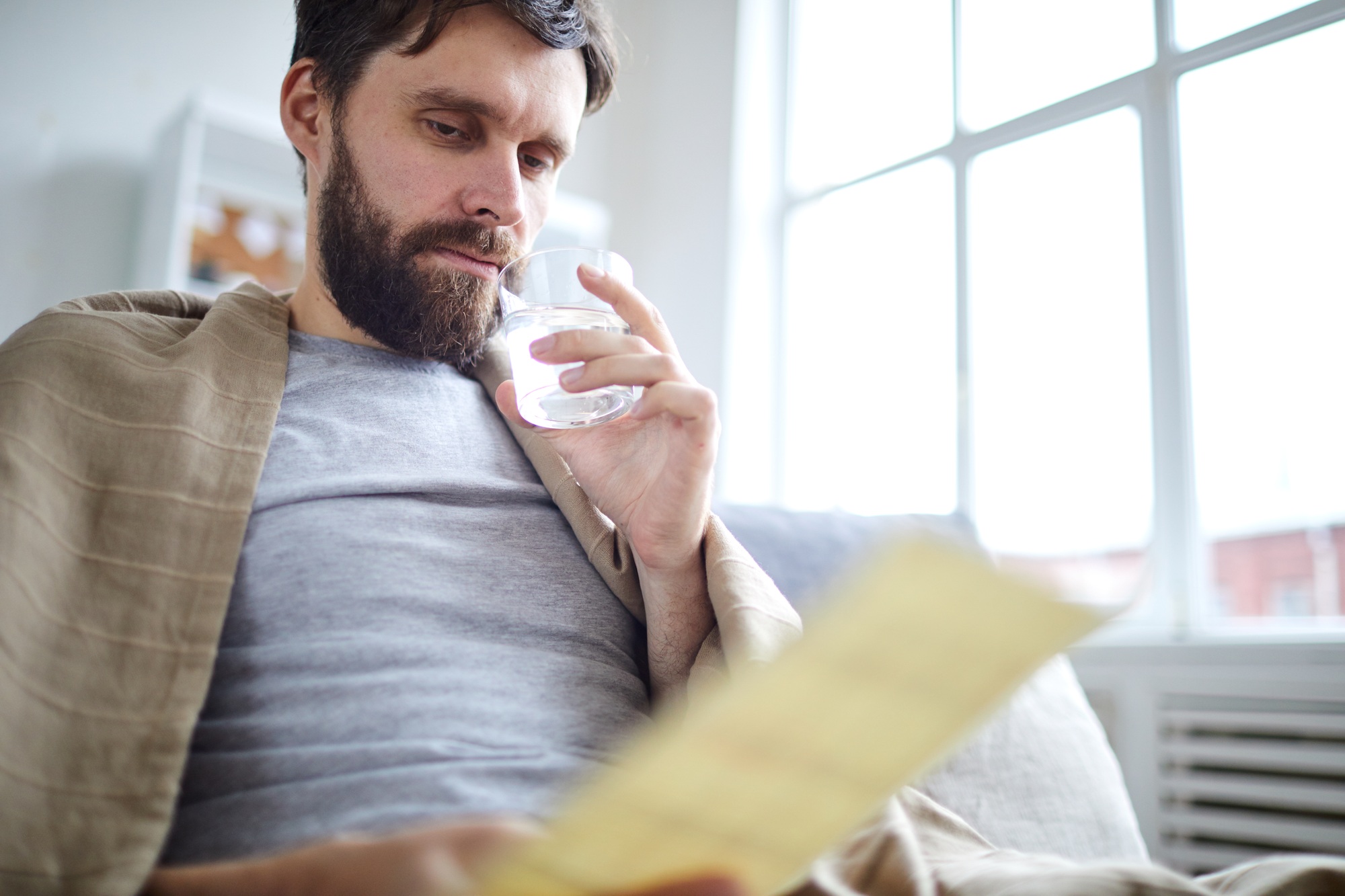 Reading letter