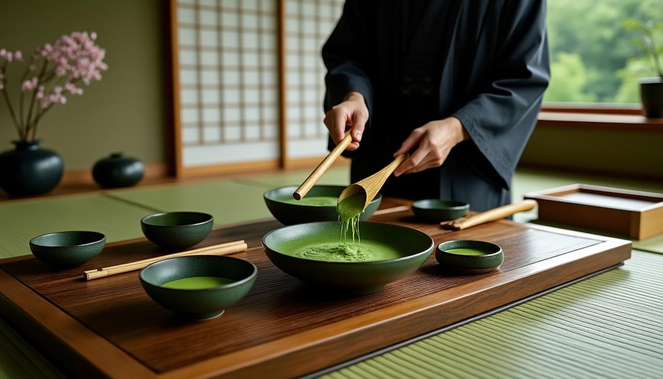 découvrez le plaisir d'un cake alliant le doux goût du thé matcha et la richesse du chocolat blanc. ce délice moelleux vous promet un voyage gustatif unique à chaque bouchée, parfait pour les amateurs de sucré et d'originalité.