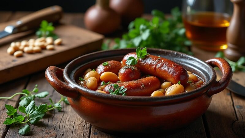 Cassoulet avec haricots en boîte : le plat réconfortant à découvrir