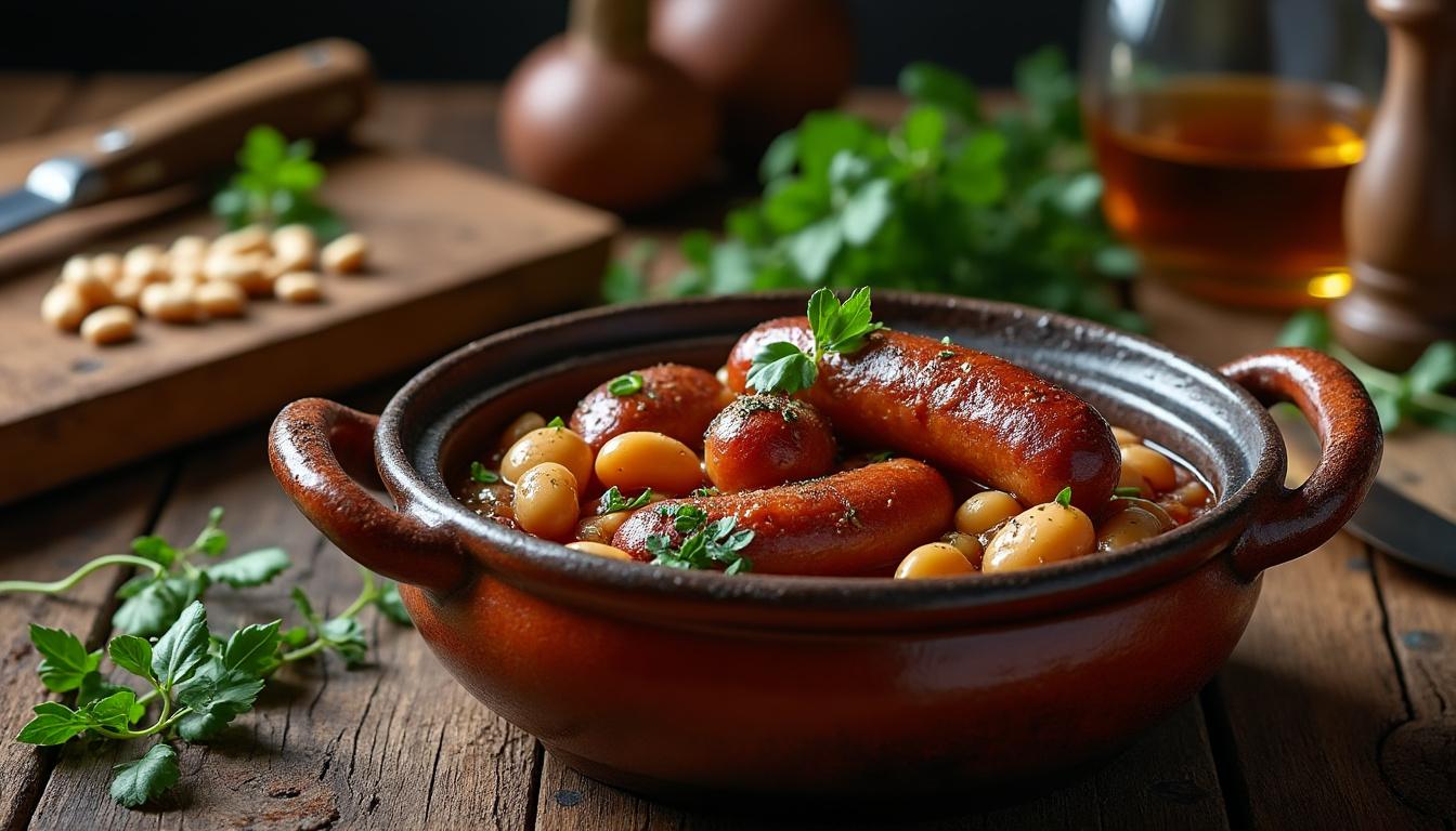 découvrez le cassoulet revisité avec des haricots en boîte : un plat réconfortant et savoureux qui allie tradition et praticité. parfait pour un repas convivial et chaleureux en famille ou entre amis.