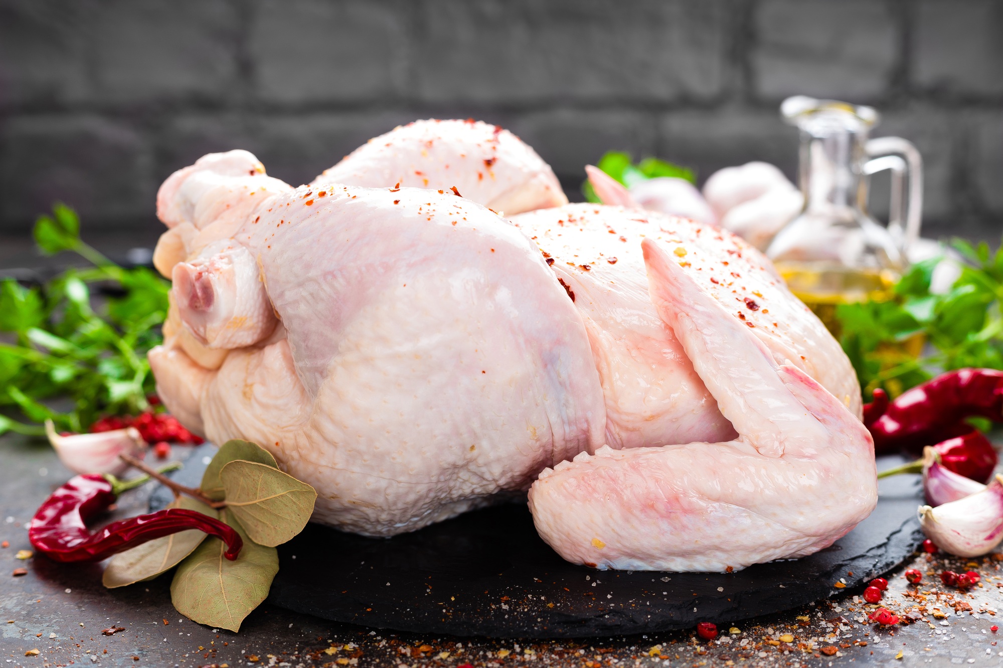 poulet qui sent à l'ouverture