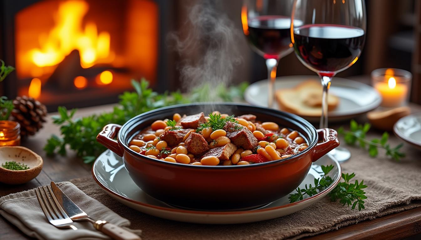 découvrez la véritable recette du cassoulet de castelnaudary, un plat traditionnel et réconfortant, idéal pour les repas chaleureux d'hiver. savourez ce chef-d'œuvre de la cuisine du sud-ouest, facile à préparer chez soi !