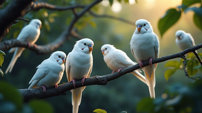 découvrez la fascinante diversité des perruches blanches : leurs couleurs uniques, leurs caractéristiques et tout ce qu'il faut savoir sur ces oiseaux exceptionnels.