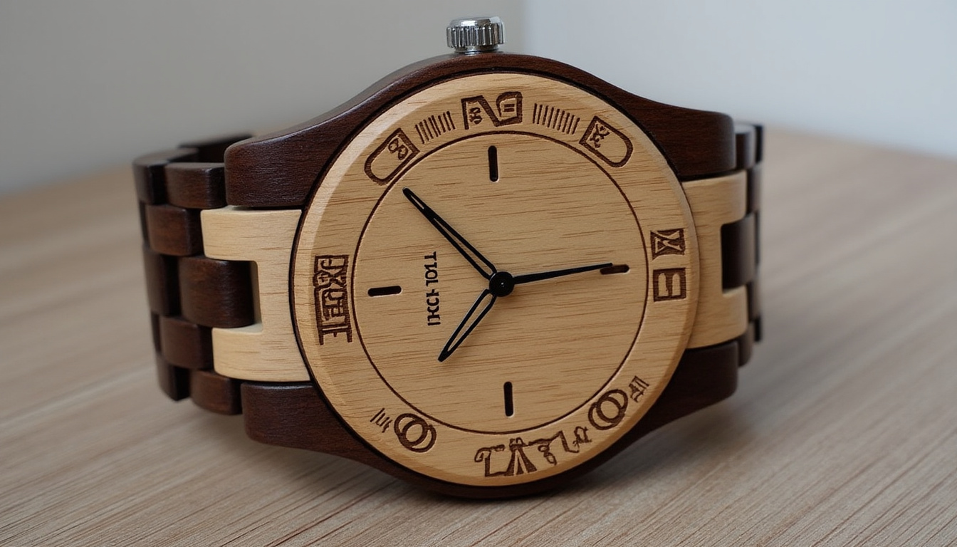 offrez une montre en bois personnalisable avec votre photo pour un cadeau unique et tendance. ajoutez une touche personnelle à votre style avec cet accessoire original qui surprendra à coup sûr !