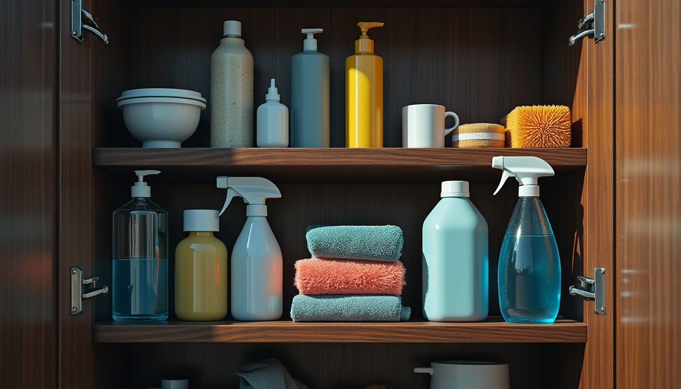 découvrez des astuces simples et efficaces pour organiser vos produits d’entretien dans un placard haut. optimisez l’espace, facilitez l’accès et sécurisez votre rangement grâce à nos conseils pratiques.