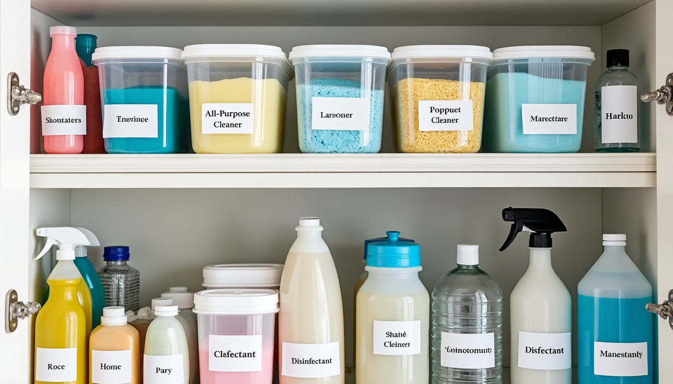 découvrez nos conseils pratiques pour organiser efficacement les produits d’entretien dans un placard haut. gagnez de la place, facilitez l’accès et optimisez le rangement de votre espace de nettoyage !