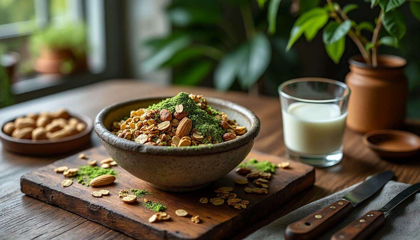 découvrez pourquoi le granola de claire au matcha séduit tant de gourmands au petit déjeuner : une recette saine, originale et pleine de saveurs pour bien commencer la journée.