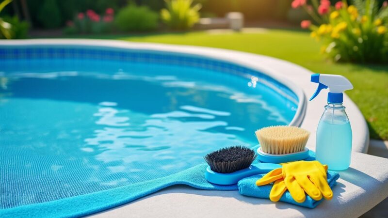 Les astuces pour entretenir votre filet de piscine pas cher sur le long terme