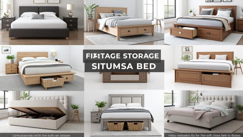 Les différents styles de lit coffre avec rangement pour tous les goûts