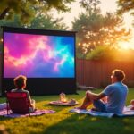 Les meilleurs écrans de projection extérieur pour profiter de l’été en famille