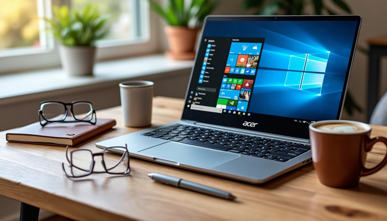 découvrez l'ordinateur portable acer 15 pouces, idéal pour les étudiants alliant performance optimale et confort d'utilisation pour accompagner votre réussite scolaire.