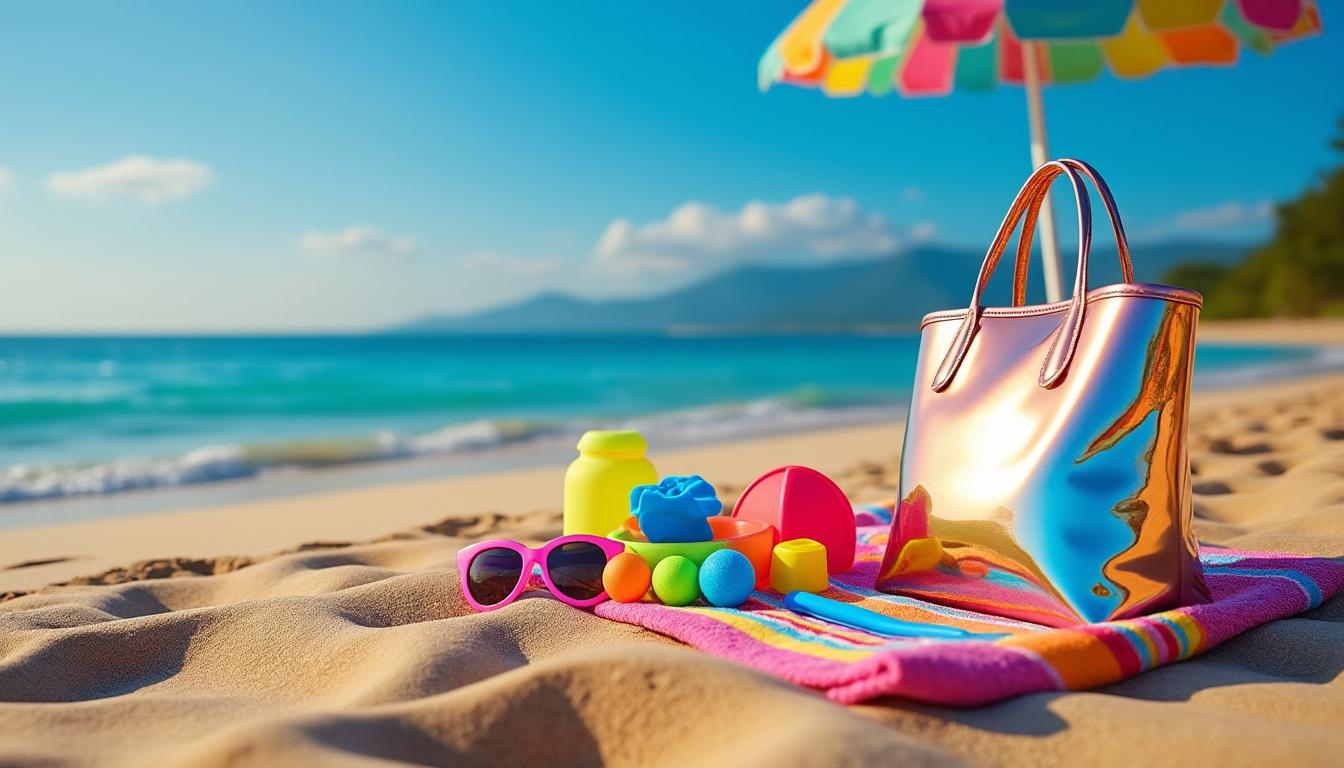 découvrez pourquoi un cabas pailleté est l'accessoire incontournable pour vos sorties à la plage, alliant style et praticité dans votre garde-robe estivale.