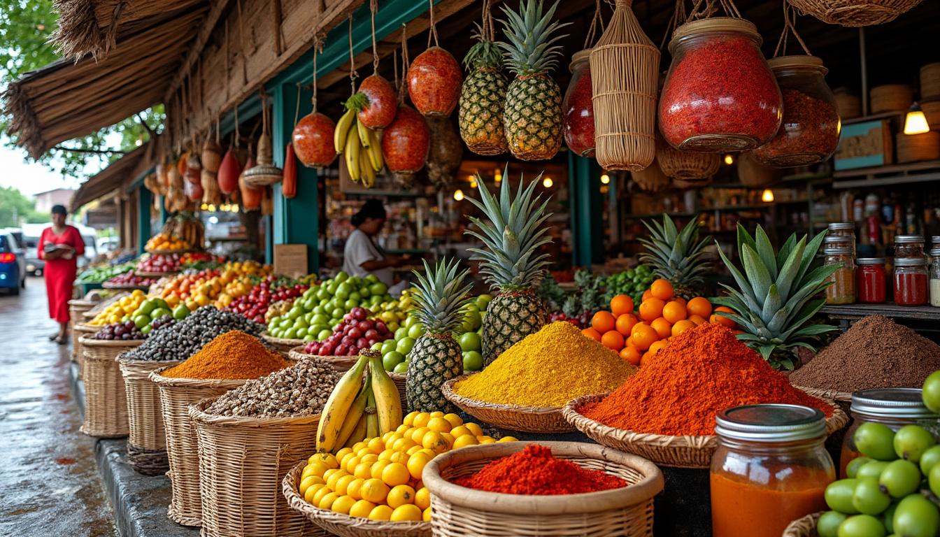 découvrez la guyane à travers une immersion gourmande : explorez les marchés locaux et savourez les saveurs authentiques de la région lors de votre voyage.