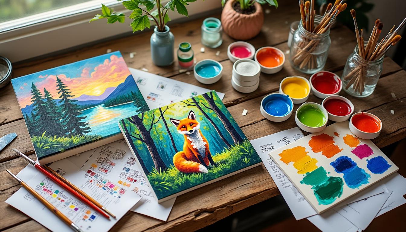 découvrez comment personnaliser vos œuvres d'art avec nos peintures par numéro uniques, idéales pour exprimer votre créativité facilement.