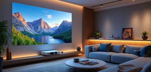 découvrez le vidéoprojecteur epson à focale courte, parfait pour les petits espaces. profitez d'une image de grande qualité sans compromettre votre espace de vie.