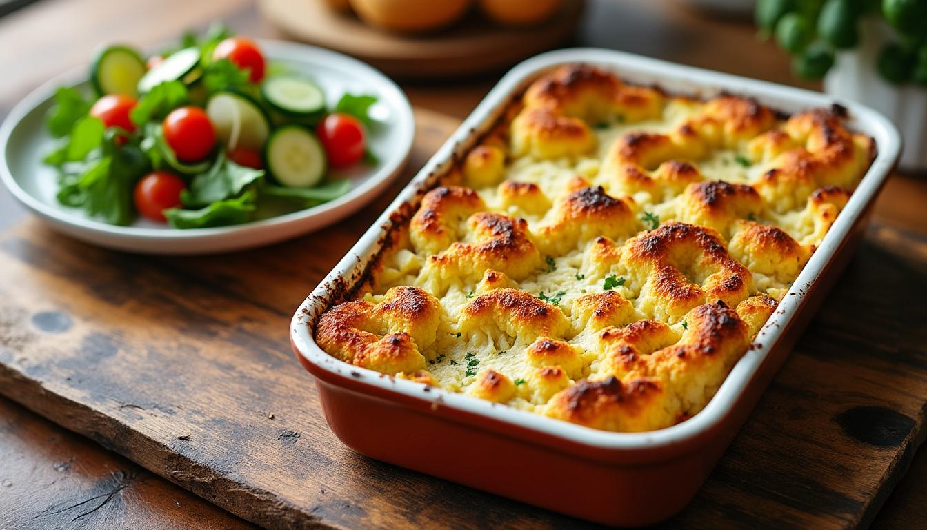 découvrez les astuces pour réussir un gratin de choux-fleurs léger sans béchamel, savoureux et facile à préparer, parfait pour un repas sain et gourmand.