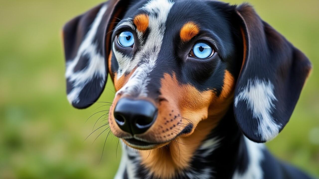 Les teckels arlequin aux yeux bleus : un compagnon aux qualités surprenantes