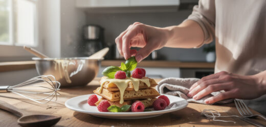 découvrez comment préparer facilement une délicieuse recette de gaufres au chocolat blanc, framboise et basilic pour une explosion de saveurs raffinées et fruitées.