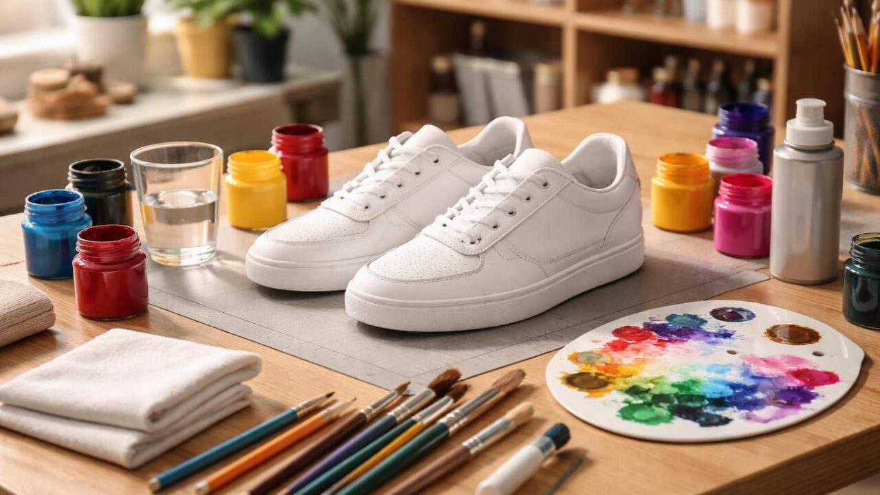 Customiser ses chaussures à la peinture : le matériel nécessaire