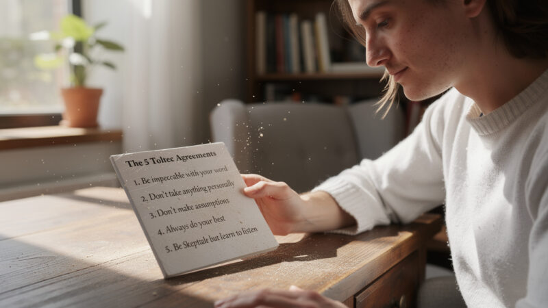 Les 5 accords toltèques à imprimer et leur impact sur la paix intérieure