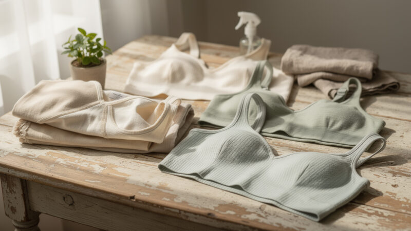 Les bralettes en coton bio : un indispensable pour une garde-robe consciente