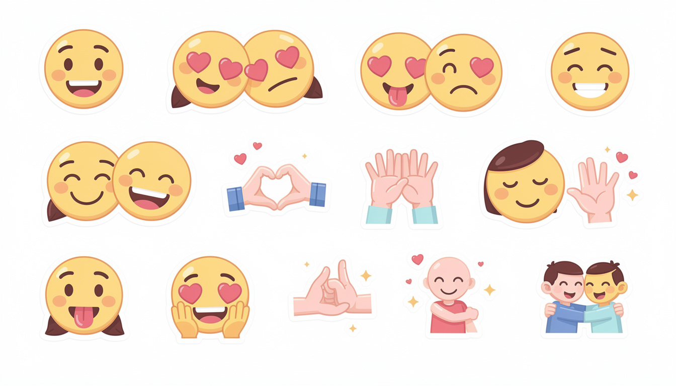 découvrez les emoji qui expriment 'je t'aime' en amitié, un langage universel pour partager vos sentiments avec vos proches.