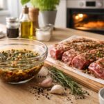Comment réaliser une marinade pour travers de porc au four parfaitement équilibrée