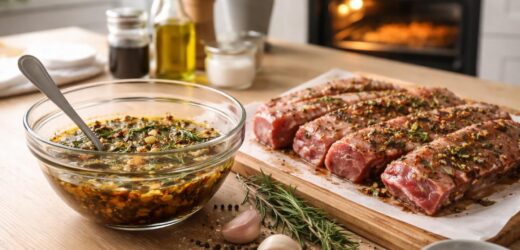 découvrez comment préparer une marinade savoureuse et équilibrée pour des travers de porc au four parfaitement tendres et délicieux.