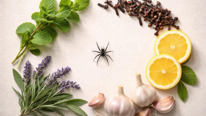 Les meilleures méthodes naturelles pour éloigner une toute petite araignée noire dans la maison