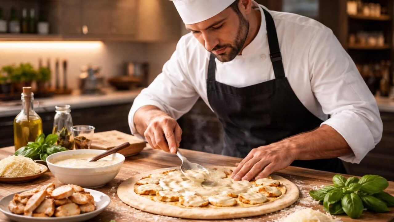 Les secrets pour réussir des pizzas alfredo comme un chef