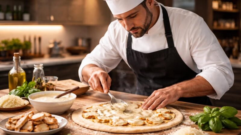 Les secrets pour réussir des pizzas alfredo comme un chef