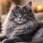 Maine Coon gris bleu : un chat aux origines fascinantes et à la personnalité attachante