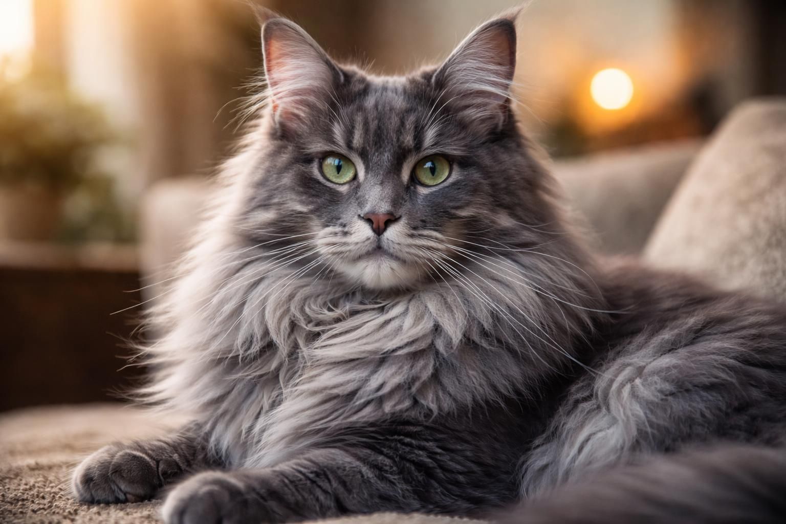découvrez le maine coon gris bleu, un chat au pelage unique, avec des origines fascinantes et une personnalité douce et attachante idéale pour toute la famille.