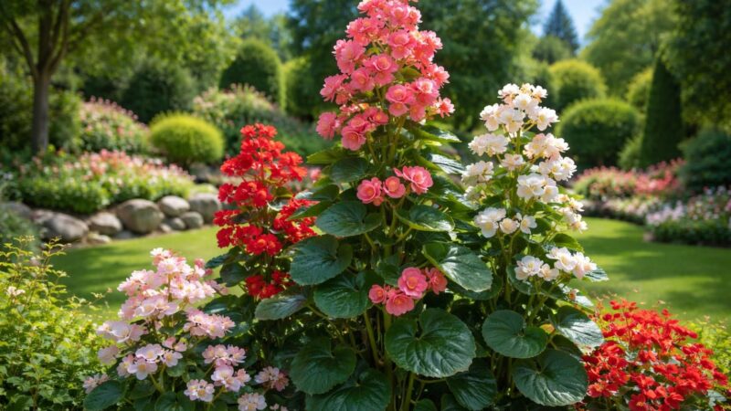 Optimisez votre jardin en connaissant la hauteur du torre bégonias