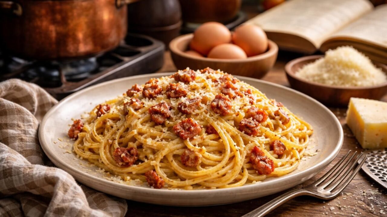 Secrets de mamies: carbonara rapide et savoureuse express