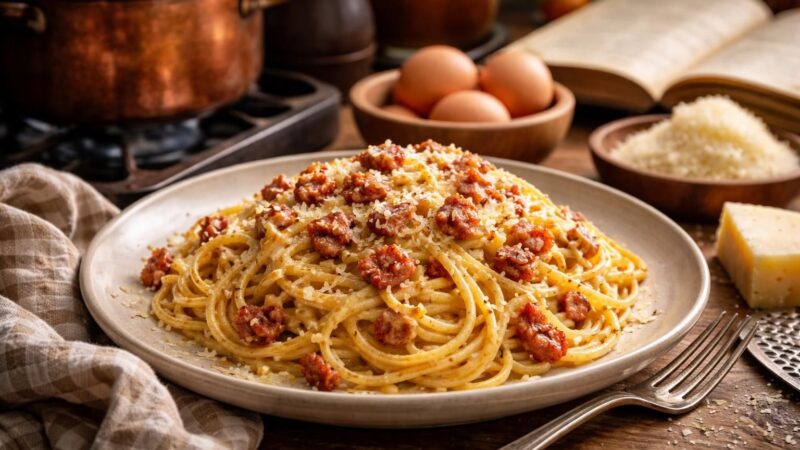 découvrez la recette express et savoureuse des carbonaras selon les secrets de mamies pour un plat rapide et délicieux.