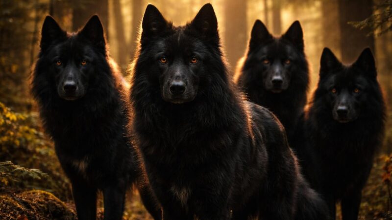 Chiens loup noir : pourquoi ils sont si populaires auprès des passionnés