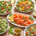 Découvrez les meilleures salades comme accompagnement pour saumon fumé