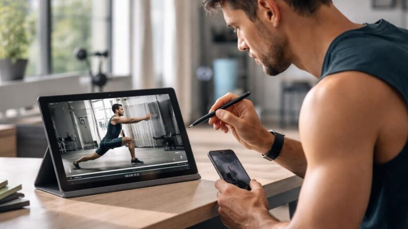 Filmer sa technique et corriger plus vite sur tablette Samsung, astuces
