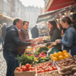 Histoires fascinantes dérivées du bazaar à Bruxelles en Belgique