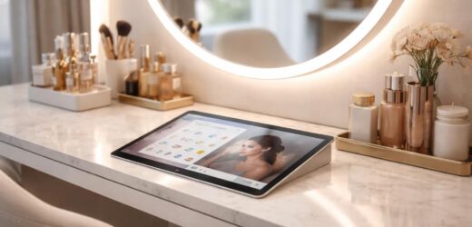 découvrez comment intégrer facilement une tablette tactile microsoft à votre poste beauté sans câbles visibles grâce à notre mode d'emploi simple et pratique.