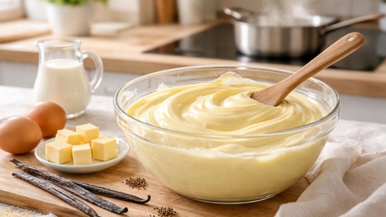 Comment réaliser une crème mousseline vanille onctueuse et légère