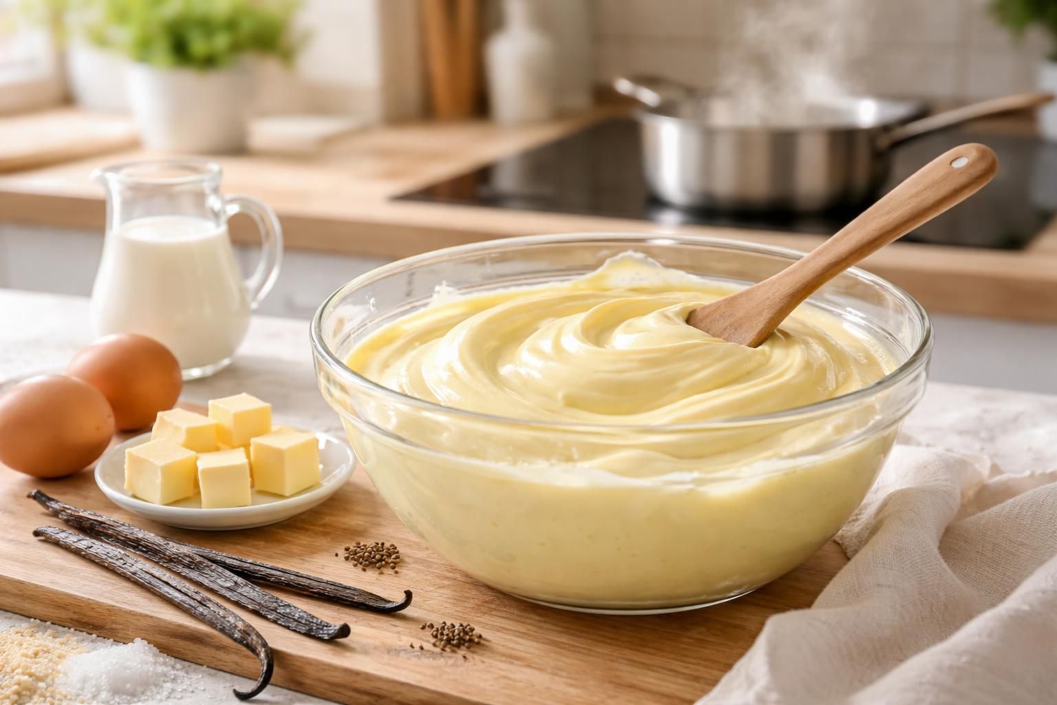 découvrez comment préparer une crème mousseline vanille onctueuse et légère, parfaite pour sublimer vos pâtisseries maison avec une texture aérienne et un goût exquis.