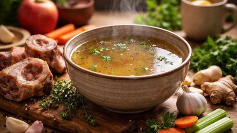 Explorez les bienfaits du bouillon d&rsquo;os pour améliorer votre digestion