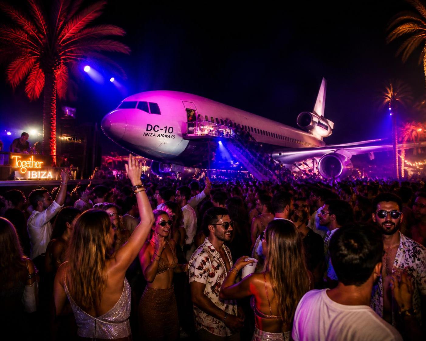 découvrez les dc-10 à ibiza, le temple des pop-ups, pour une immersion unique dans la culture festive espagnole et les soirées légendaires de l'île.