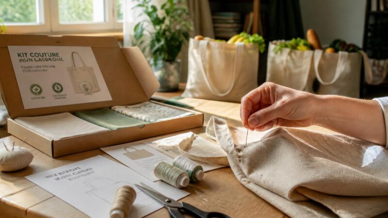 découvrez les avantages d'un kit couture pour fabriquer des cabas écologiques, pratiques et personnalisés, parfaits pour vos courses responsables.