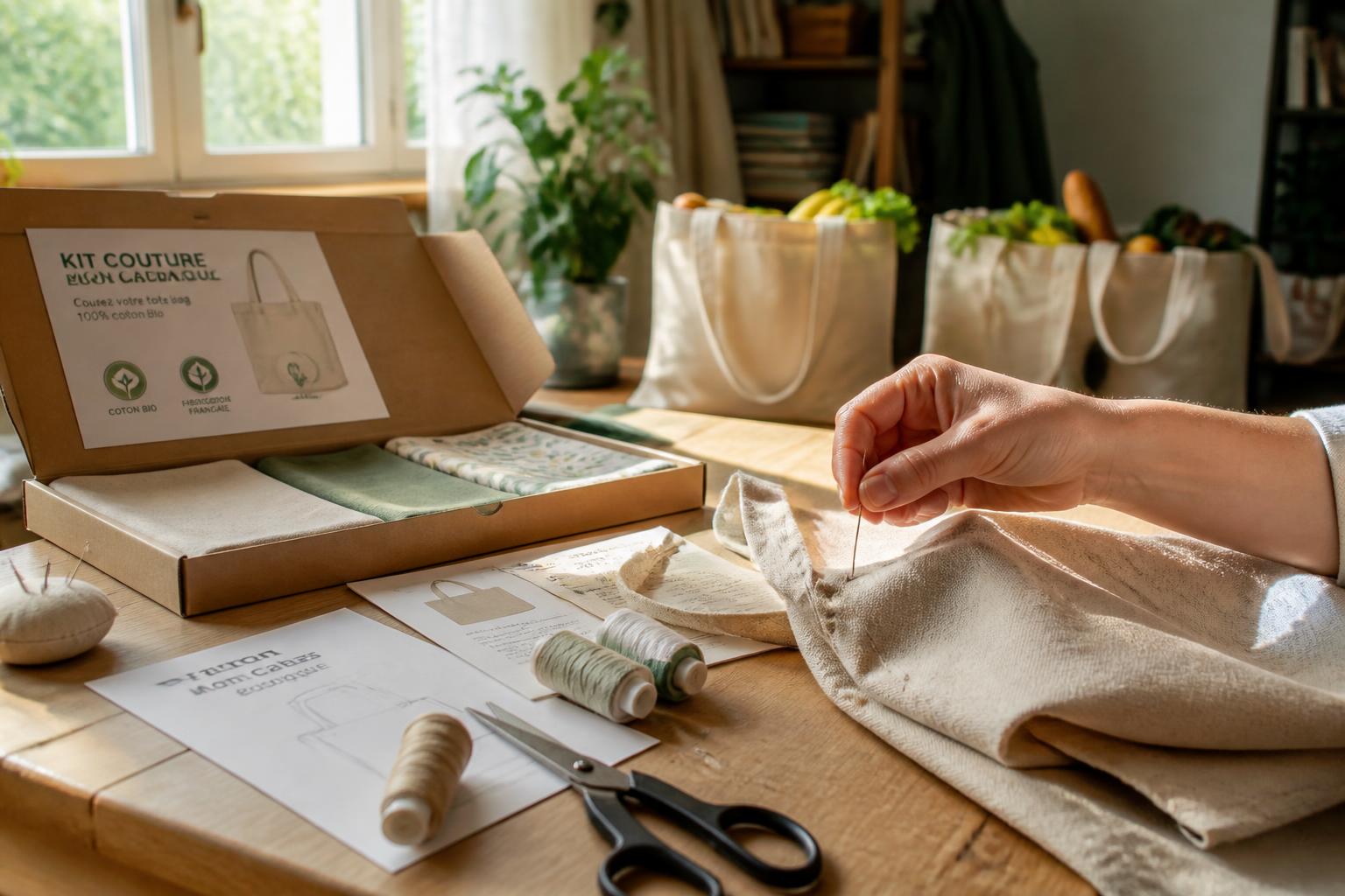découvrez les avantages d'un kit couture pour fabriquer des cabas écologiques, pratiques et personnalisés, parfaits pour vos courses responsables.