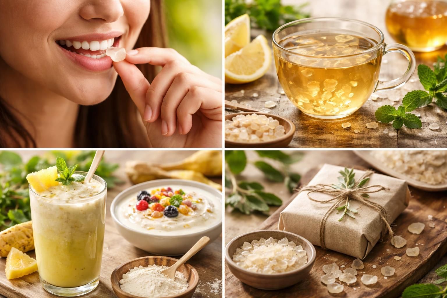 découvrez les diverses méthodes pour consommer le mastic gum et les bénéfices associés à chacune pour votre bien-être.